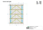Carport Nantes 1P1V 3500X5500Mm Plan De Sectiune