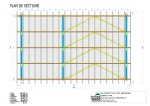 Carport Lille 1P3V 9000X5500Mm Plan De Sectiune
