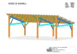 Carport Lille 1P3V 9000X5500Mm Va