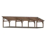 Carport Strasbourg 1P5V 14320X5500Mm