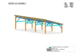 Carport Le Mans 1P6V 16140X5500Mm Va