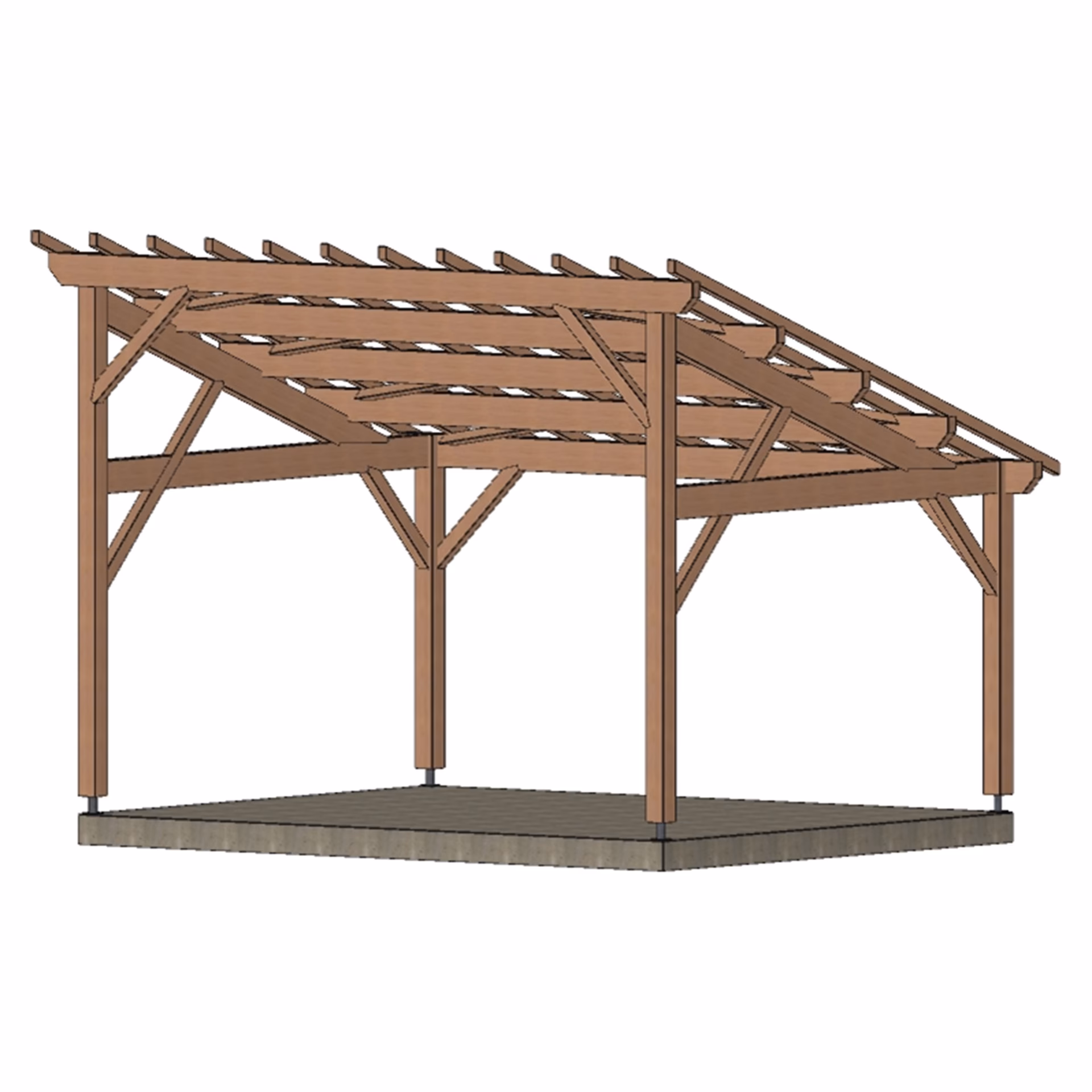 Carport Eco 4000X5000 Mm Paris