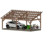 Carport Eco 4000X8000 Mm Marseille
